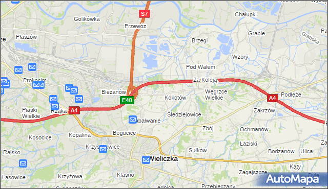 mapa Kokotów, Kokotów na mapie Targeo