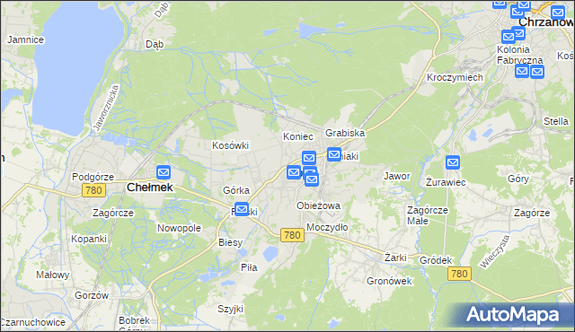 mapa Libiąż, Libiąż na mapie Targeo