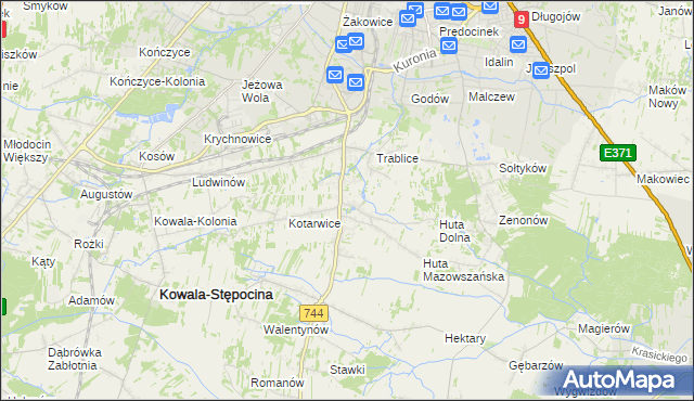 mapa Mazowszany, Mazowszany na mapie Targeo