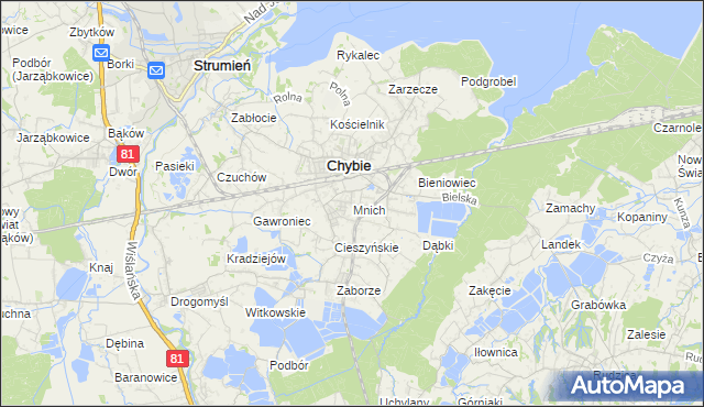 mapa Mnich, Mnich na mapie Targeo