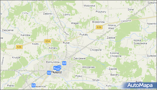 mapa Postoliska, Postoliska na mapie Targeo