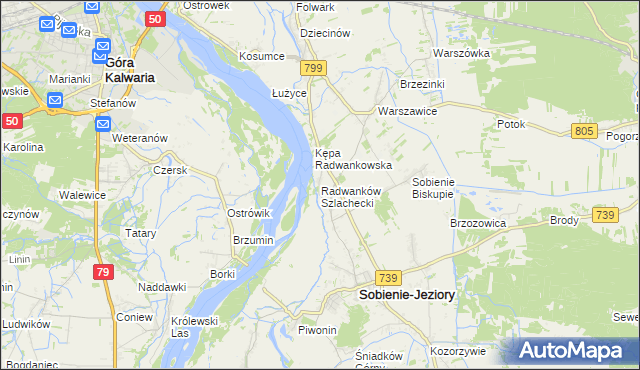 mapa Radwanków Szlachecki, Radwanków Szlachecki na mapie Targeo