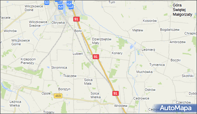 mapa Sierpów, Sierpów na mapie Targeo