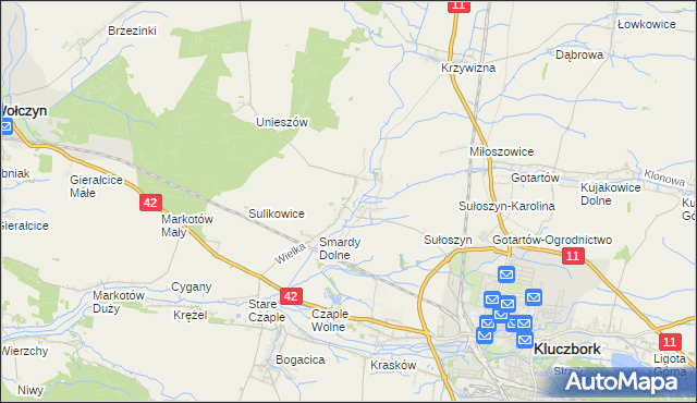 mapa Smardy Górne, Smardy Górne na mapie Targeo