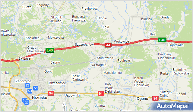 mapa Sterkowiec, Sterkowiec na mapie Targeo