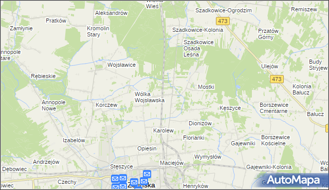 mapa Suchoczasy, Suchoczasy na mapie Targeo