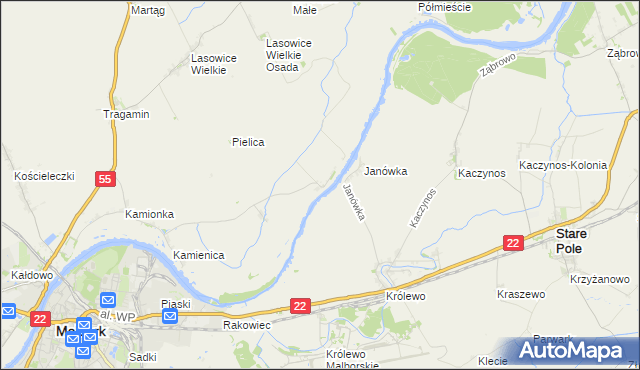 mapa Szawałd, Szawałd na mapie Targeo