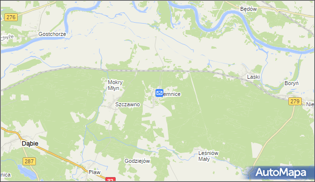 mapa Ciemnice, Ciemnice na mapie Targeo