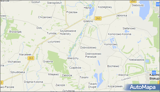 mapa Dobrosołowo, Dobrosołowo na mapie Targeo