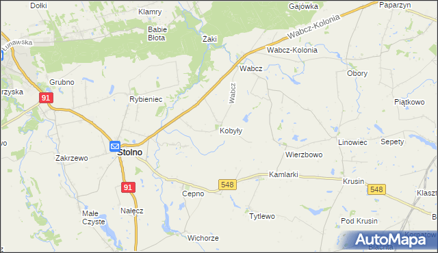 mapa Kobyły, Kobyły na mapie Targeo