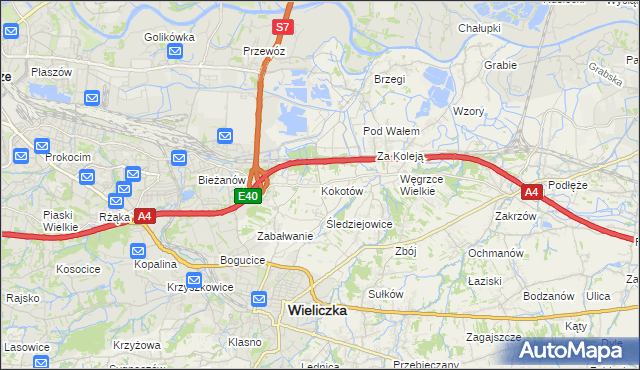 mapa Kokotów, Kokotów na mapie Targeo