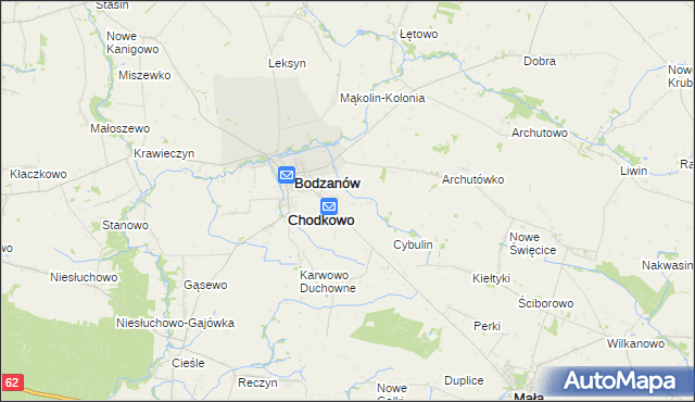 mapa Parkoczewo, Parkoczewo na mapie Targeo