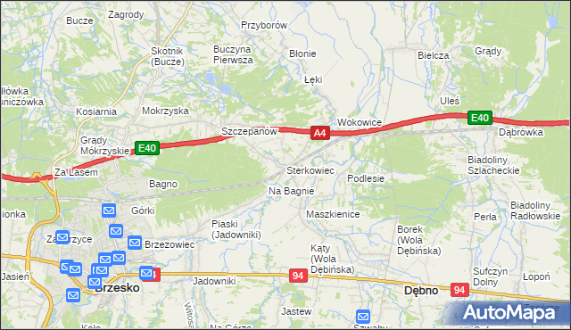 mapa Sterkowiec, Sterkowiec na mapie Targeo