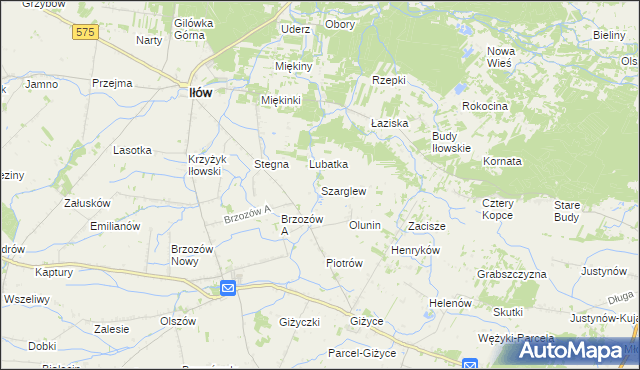 mapa Szarglew, Szarglew na mapie Targeo