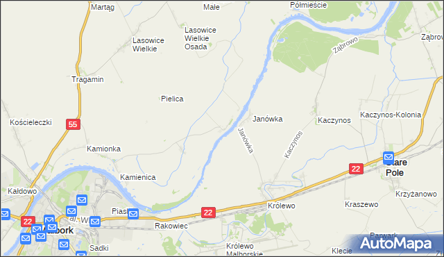 mapa Szawałd, Szawałd na mapie Targeo