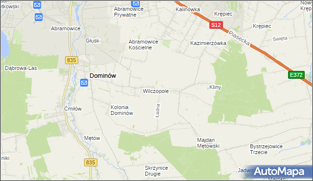 mapa Wilczopole-Kolonia, Wilczopole-Kolonia na mapie Targeo