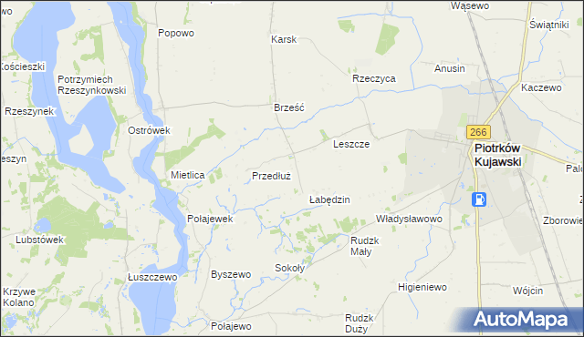 mapa Kaspral, Kaspral na mapie Targeo