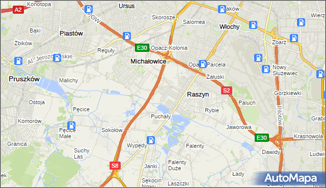 mapa Nowe Grocholice, Nowe Grocholice na mapie Targeo