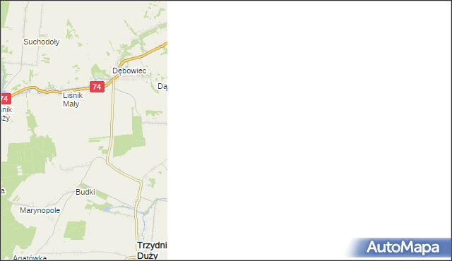 mapa Mikulin gmina Kraśnik, Mikulin gmina Kraśnik na mapie Targeo
