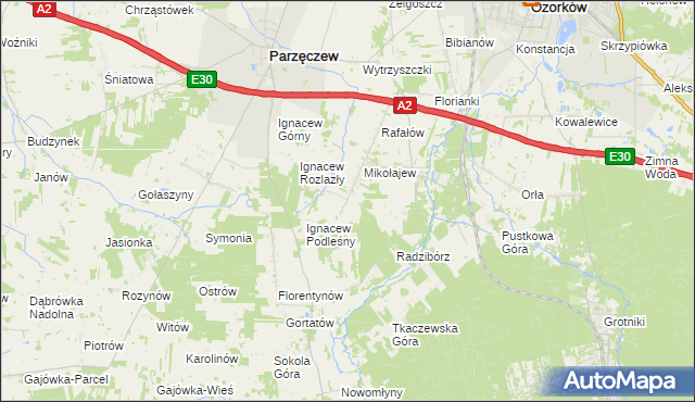 mapa Nowa Jerozolima, Nowa Jerozolima na mapie Targeo