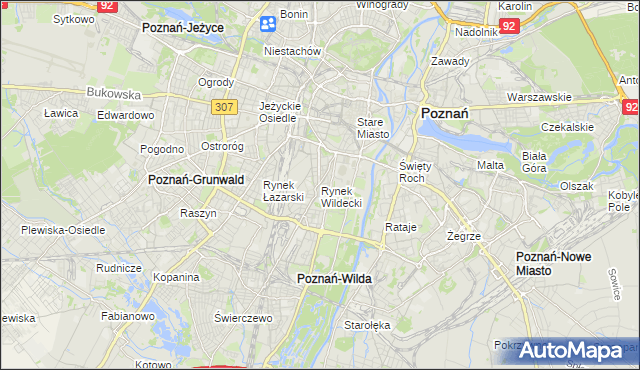 mapa Rynek Wildecki, Rynek Wildecki na mapie Targeo