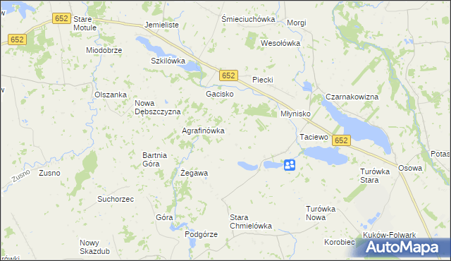 mapa Smolenka, Smolenka na mapie Targeo
