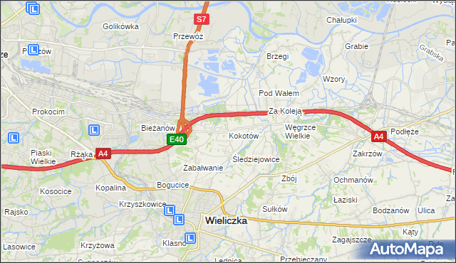 mapa Kokotów, Kokotów na mapie Targeo