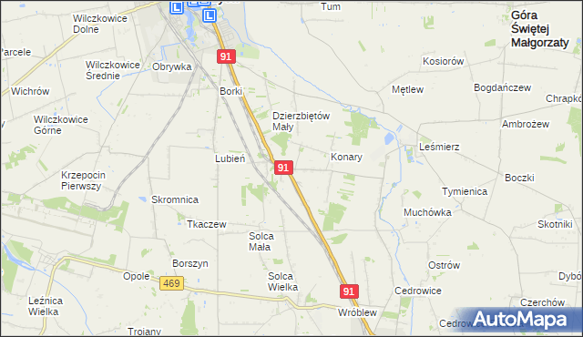 mapa Sierpów, Sierpów na mapie Targeo