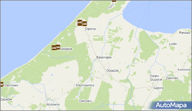 mapa Bałamątek, Bałamątek na mapie Targeo