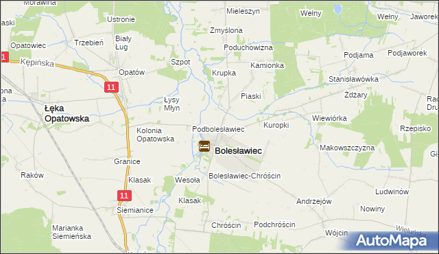 mapa Chotynin, Chotynin na mapie Targeo