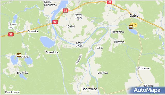 mapa Chromów, Chromów na mapie Targeo