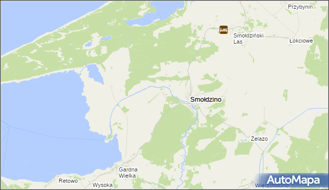mapa Człuchy, Człuchy na mapie Targeo