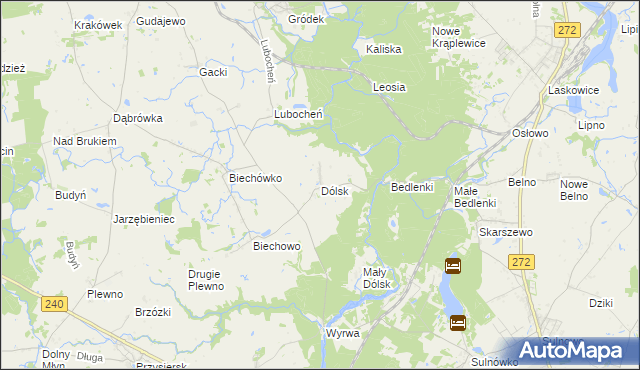 mapa Dólsk, Dólsk na mapie Targeo