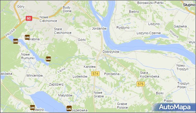 mapa Góry Małe, Góry Małe na mapie Targeo