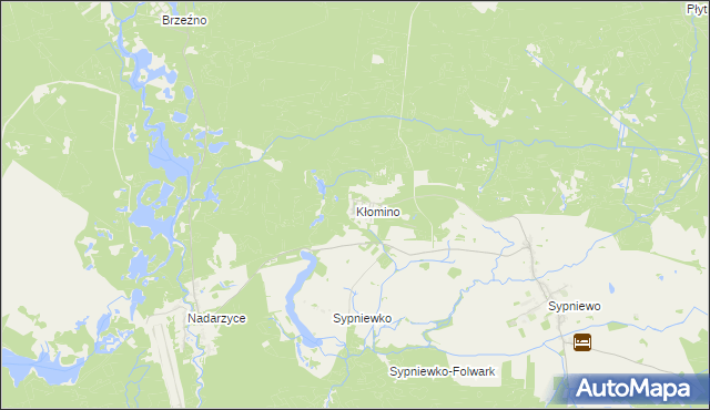 mapa Kłomino, Kłomino na mapie Targeo