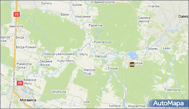 mapa Marzysz, Marzysz na mapie Targeo