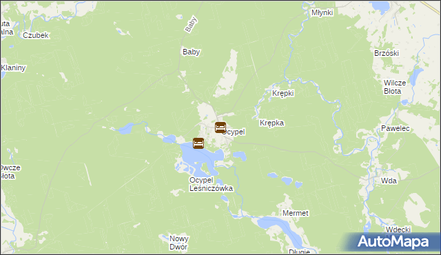 mapa Ocypel, Ocypel na mapie Targeo