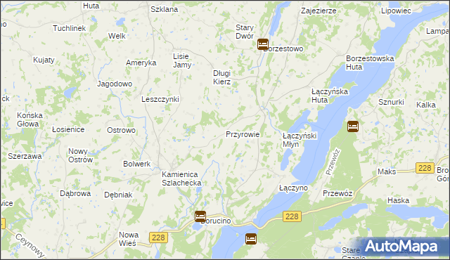 mapa Przyrowie, Przyrowie na mapie Targeo