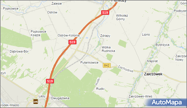 mapa Rudnik Szlachecki, Rudnik Szlachecki na mapie Targeo