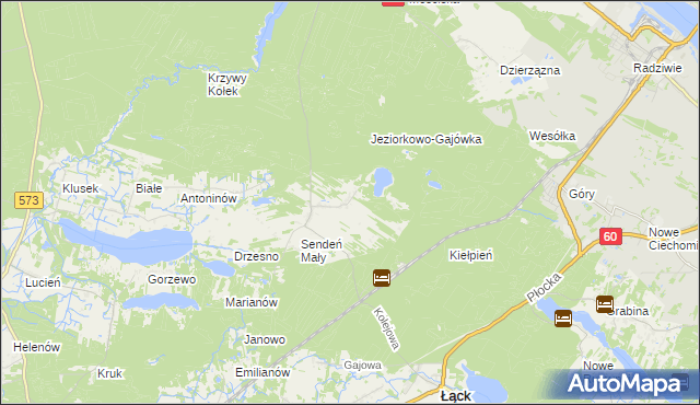 mapa Sendeń Duży, Sendeń Duży na mapie Targeo