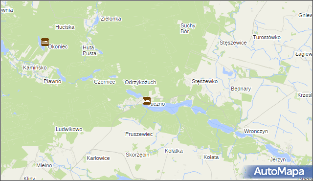 mapa Siodłowo, Siodłowo na mapie Targeo