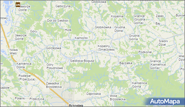 mapa Smarżowa, Smarżowa na mapie Targeo