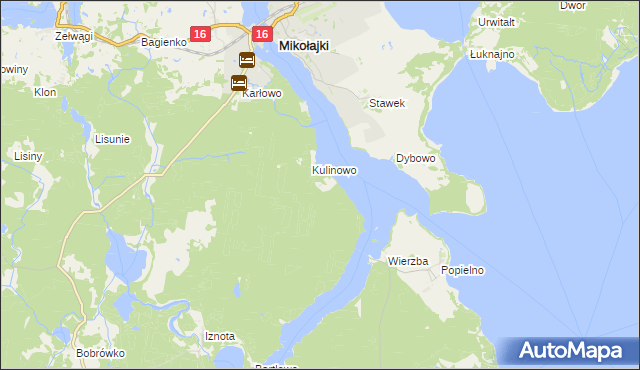 mapa Śniardewno, Śniardewno na mapie Targeo