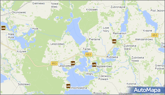 mapa Tartak gmina Suwałki, Tartak gmina Suwałki na mapie Targeo