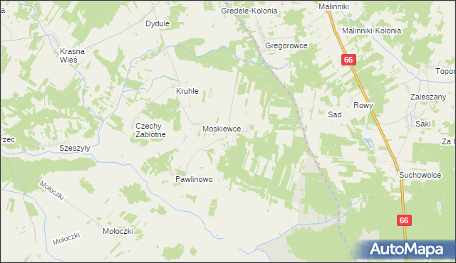 mapa Wólka Wygonowska, Wólka Wygonowska na mapie Targeo