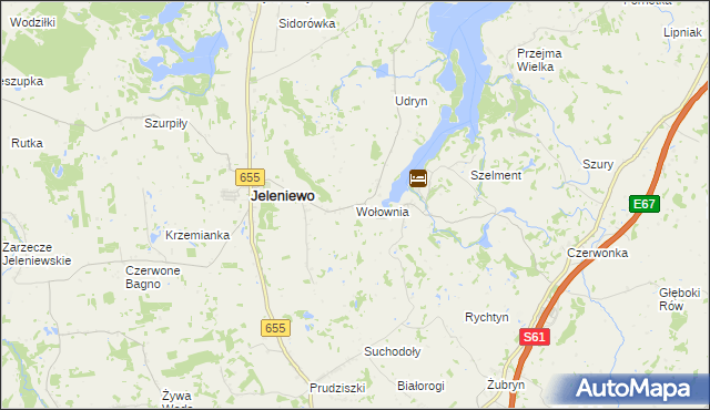 mapa Wołownia, Wołownia na mapie Targeo