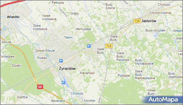 mapa Międzyborów, Międzyborów na mapie Targeo