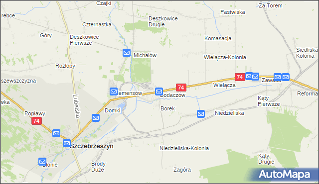 mapa Bodaczów, Bodaczów na mapie Targeo