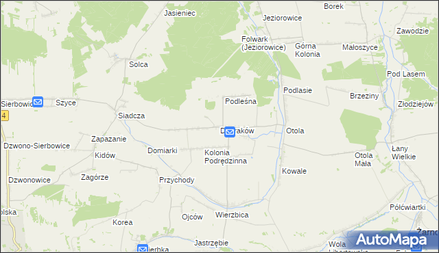 mapa Dobraków, Dobraków na mapie Targeo