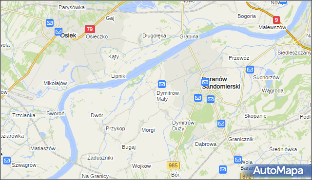 mapa Dymitrów Mały, Dymitrów Mały na mapie Targeo